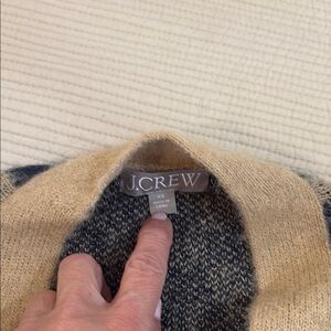 J.Crew Beige and Black Sweater